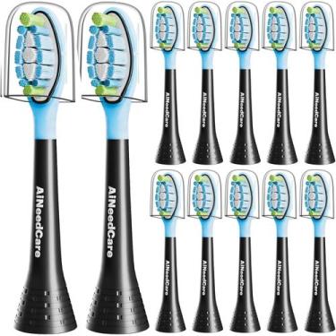 Imagem de Cabeças de reposição para escovas de dentes ANeedCare, pacote com 12 u