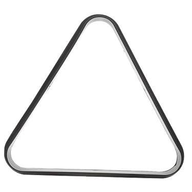 Imagem de Toddmomy Mini rack de bilhar plástico triangular suporte de bolas de bilhar para sinuca