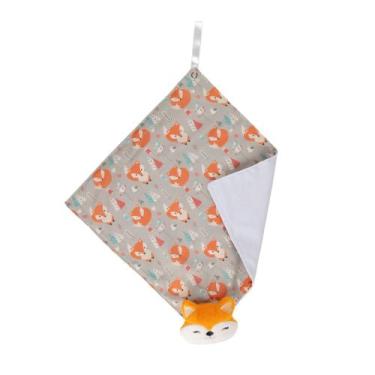 Imagem de Naninha De Bebê Com Prendedor De Chupeta Bichinho De Pelúcia - João e 