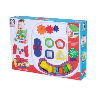 Imagem de Mesa De Atividades Vermelha Infantil Play Time Cotiplás 1996 - Cotipla