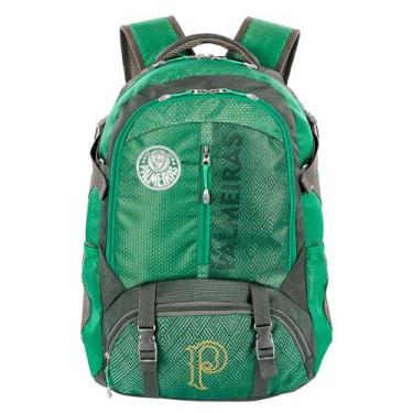 Imagem de Mochila Palmeiras Licenciada 2 Compartimentos Porta Tênis - SESTINI