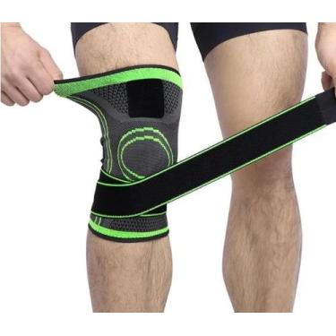 Imagem de Joelheira Elástica Exercícios Agachamento Bike Cross - B2T, XL- 52 a 5