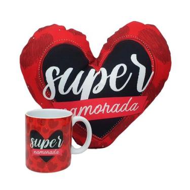 Imagem de Dia dos Namorados Presente Para Namorada Caneca e Almofada - Sude, Kit