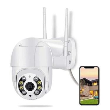 Imagem de Câmera Ip Prova D'água Infravermelho Wifi Hd 2 Antenas Smart - FY
