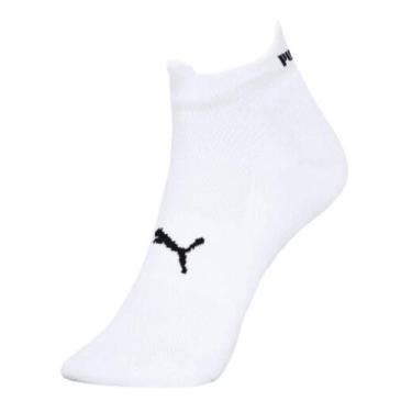 Imagem de Meia Puma Dry Esportiva Sapatilha 34/38, Branco, 34-38
