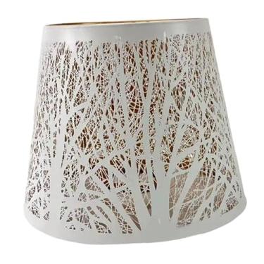 Imagem de Generic Abajur de metal com pingente, capa de luz para arandelas de parede, abajur de mesa, decoração de quarto, café e casa, Grande Branco