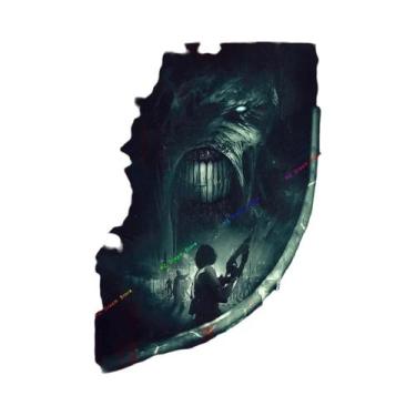 Imagem de Pôster De Filme God of War Resident Evil Regenerates Em Tela Para Deco