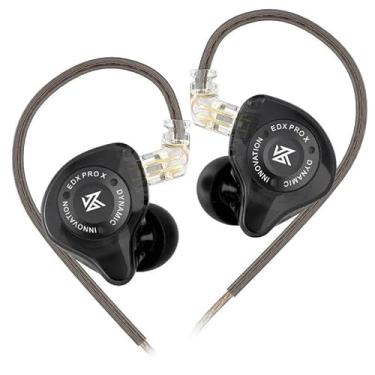 Imagem de Fone De Ouvido Profissional EDX Pro X Intra-auricular, Driver Dinâmico Magnético Composto de 10mm, Cabo Substituível, Original - Perfeito para Cantores e Músicos