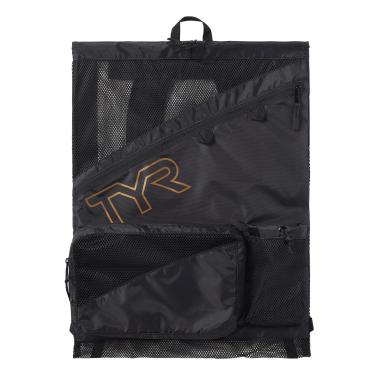 Imagem de Mochila/Saco Drenante TYR Elite Team 40L Preto/Dourado