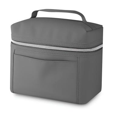 Imagem de Bolsa Térmica 5l Elegante Para Lanches E Marmitex Portátil Com Alça Grafite