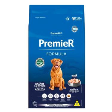 Imagem de Ração Premier Fórmula Cães Adultos Porte Grande e Gigante Frango 15kg
