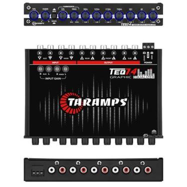 Imagem de Equalizador de Áudio Taramps TEQ 7.4 7 Bandas Preto com Led Azul