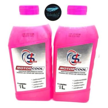Imagem de Aditivo para Radiador Concentrado Hibrido Rosa 02 litros - SL PLUS