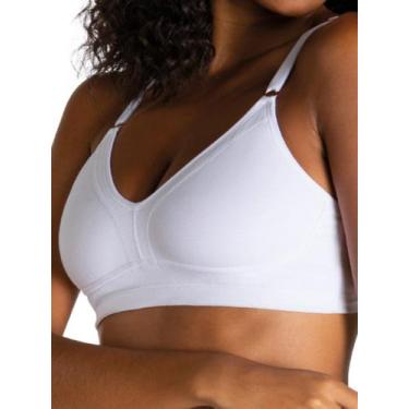 Imagem de Sutiã sem Aro e sem Bojo Loba 42005-001 - LUPO, Branco, 44