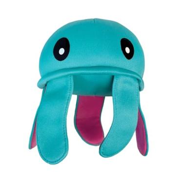 Imagem de FOUFIT Under The Sea Freeze 'n Float II Jellyfish Pet Toy, 16,5 cm, azul