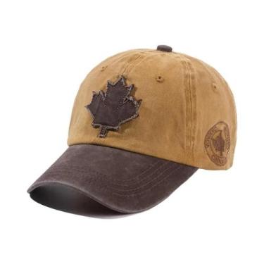 Imagem de Boné De Beisebol Vintage Unissex Em Algodão Lavado Com Bordado De Folh