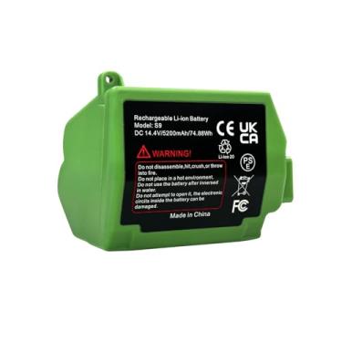 Imagem de Xaocaige Bateria recarregável de substituição ABL-B compatível com iRobot Roomba S9 9150 S9+ S9550 9550 S9Plus S955020 S955880 Robô Aspirador de pó 4INR19/65-2 14,4V 5200mAh 74,88Wh