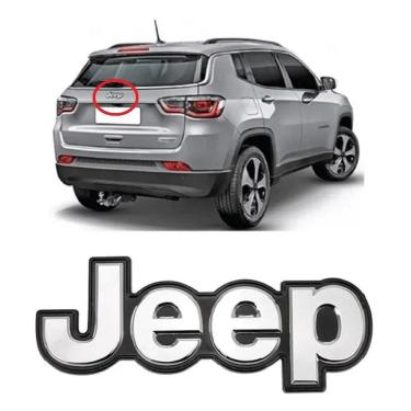 Imagem de Emblema Jeep Traseiro Da Compass Cromado
