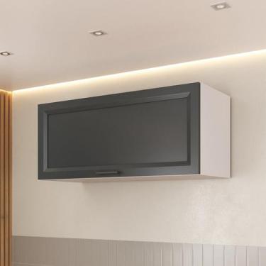 Imagem de Armario Aéreo Porta Basculante 80cm Soho CabeCasa MadeiraOriginals - C