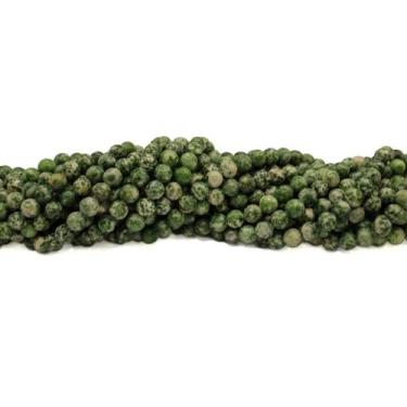 Imagem de Fio de Contas Jaspe Esmeralda - Pedra - 08mm - Pistris Imports