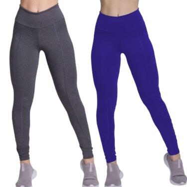 Imagem de KIT 2 Calça Legging Montaria Serra e Mar Roupa Para Academia Treino Moda Fitness Musculação-Feminino