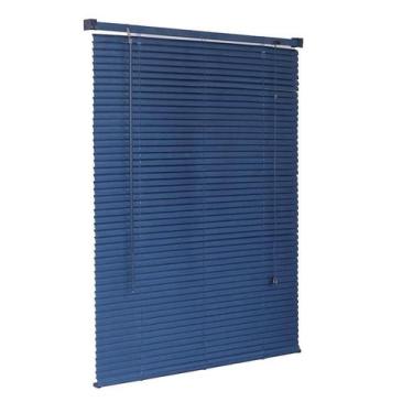 Imagem de Persiana Horizontal Pvc Azul 80 L X 160 A Cm Cortina - Euroflex