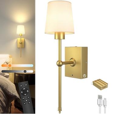 Imagem de iThird Lâmpadas de parede LED e arandelas operadas por bateria