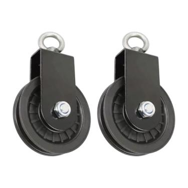 Imagem de UGPLM 2x Acessórios para rodas de polia de fitness Equipamentos de fitness Substituir de polia de treino à prova de desgaste Rodas para peças de