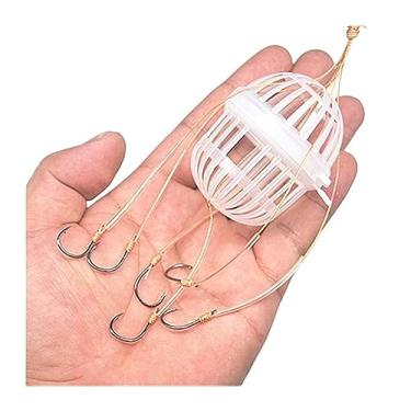 Imagem de Gancho de peixe, 1 peça de anzol de explosão, conjunto de anzóis de pesca ao ar livre, suporte de alimentador de cesta, anzol, acessórios de carpa, ferramentas de anzol (N12)