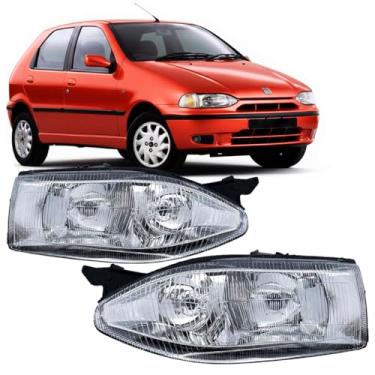 Imagem de Par Farol Palio Siena Weekend Strada 1999 À 2002 Foco Duplo
