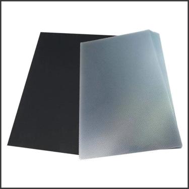 Imagem de 2X Kit Capa Encadernação A4 - Preta Couro + Cristal Line 2