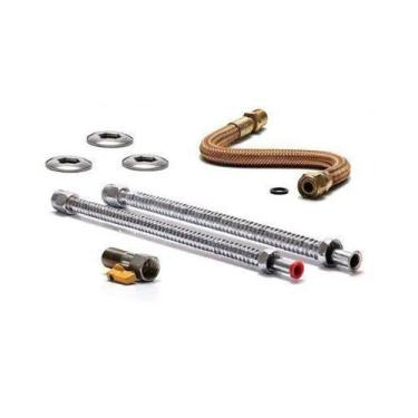 Imagem de Kit Ligação para Aquecedores a Gás Distak 40cm e Rosca 3/4" 0071246750