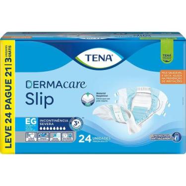Imagem de Fralda Geriátrica Tena Dermacare Slip EG 24 Unidades