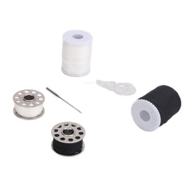 Imagem de Acouto Kit de Acessórios de Costura Com Bobinas de Metal, Carretéis, Agulha e Ferramenta de Rosqueamento para Máquina de Costura Doméstica