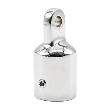 Imagem de MARINE CITY Extremidade de olho externa redonda de aço inoxidável 316 de 7/8 polegadas para Bimini Top para fuzileiros navais – barcos – navios – iates (pacote com 1)