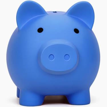 Imagem de Mealheiro para Sbrvaniy Cofrinho para meninos e meninas Meu primeiro cofre de dinheiro de plástico inquebrável P/M/G tamanho decoração poupança Natal, Páscoa, presente de aniversário