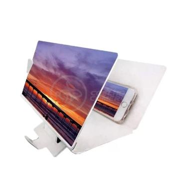 Imagem de Lupa Ampliadora Tela De Celular Portátil Dobrável Branca