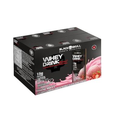 Imagem de WHEY DRINK GOURMET - PRONTO PARA BEBER - PACK 8 UNID WHEY DRINK GOURMET 250mL - MORANGO - PACK 8 UNID