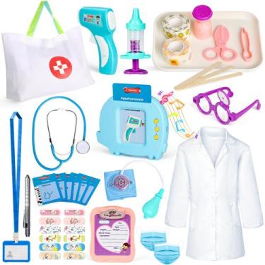 Imagem de Kit Médico Beefunni Beefunni para crianças de 3 a 5 c/ 40 unidades