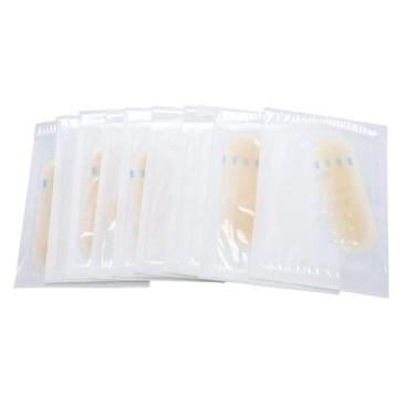 Imagem de Akozon Akozon 20pcs de Sobrancelha de Cor de Cor de Pele Clara Adesivos Práticos - Estênceis de Silicone para Maquiagem, Ideal para Iniciantes e Salões de Beleza