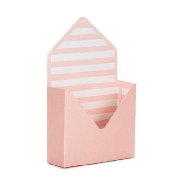 Imagem de caixa de presenteEmbalagem Para Flores e Presentes Modelo Carta Envelope Rosa Bebê (05 unidades)