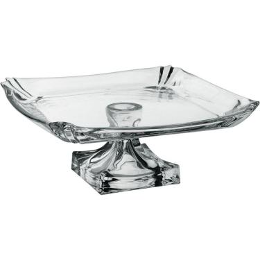 Imagem de Centro Mesa Fruteira Home&co Com Pe Vidro 12x31 Transparente