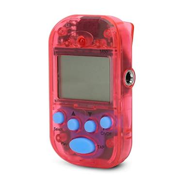 Imagem de RiToEasysports Multifuncional Mini Digital Beat Tap M50 Tempo Metrônomo Braçadeira/suporte para Entusiastas da Música (Vermelho)