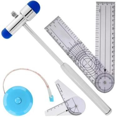 Imagem de Kit Goniometro Grande Dedo Martelo Buck Fita Imc Fisio - SEM  MARCA, M