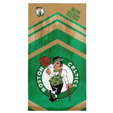 Imagem de Northwest Boston Celtics NBA Toalha de praia de microfibra, secagem rápida, macia e absorvente, itens essenciais de viagem leves para piscina ou banho, 76 x 152 cm