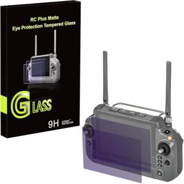 Imagem de GAEKOL [Pacote com 2] Película protetora de tela de vidro temperado HD para DJI RC Plus Smart Controller Inspire 3 Matrice 350 RTK Matrice300 RTK Drone Controle Remoto Acessórios de Dureza 9H,