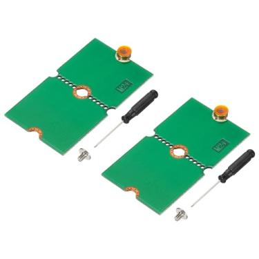Imagem de PATIKIL Adaptador adaptador estendido NVME M2 NVME 2242, adaptador de extensão M.2 mude para tamanho longo com chaves de fenda para home office internet cafés, verde