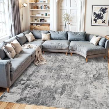 Imagem de Tapete quadrado de 20 x 20 cm para sala de estar: tapetes antiderrapantes laváveis abstratos para quarto - Tapete fino macio e resistente a manchas - Decoração de casa moderna para amante de estilo