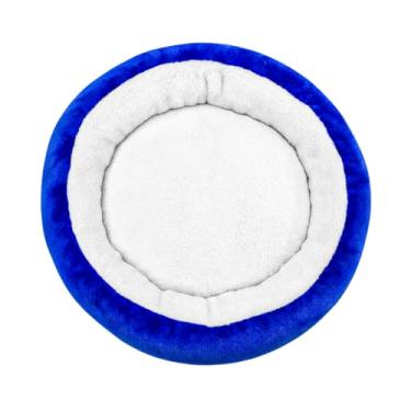 Imagem de Pets Sherpa para Cães e Gatos Macia 50x50 cm Quente Confortável Cama Pet Com Pelinho(AZUL)