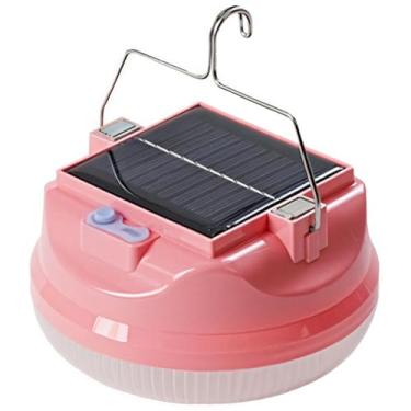 Imagem de LUMINFLY Luz de acampamento movida a energia solar com interruptor de toque, bateria recarregável de 6000 Mah, construção abdominal, lâmpada externa para aventuras e emergências
